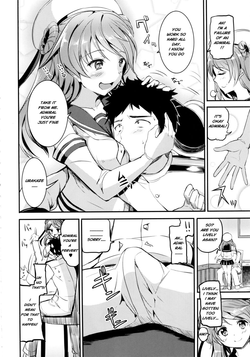 Hentai Manga Comic-Urakaze-chan ni Shibori Toraretai!-Read-3